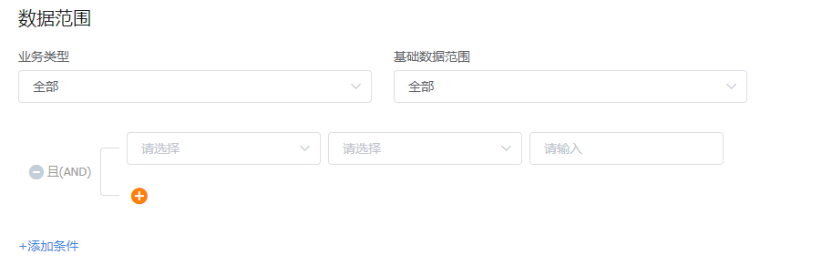 数据范围配置