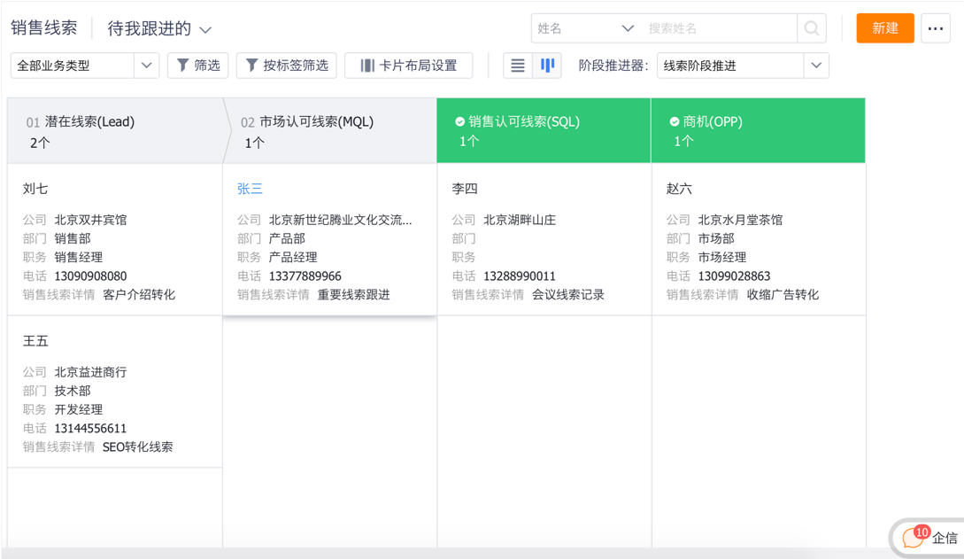 阶段视图入口
