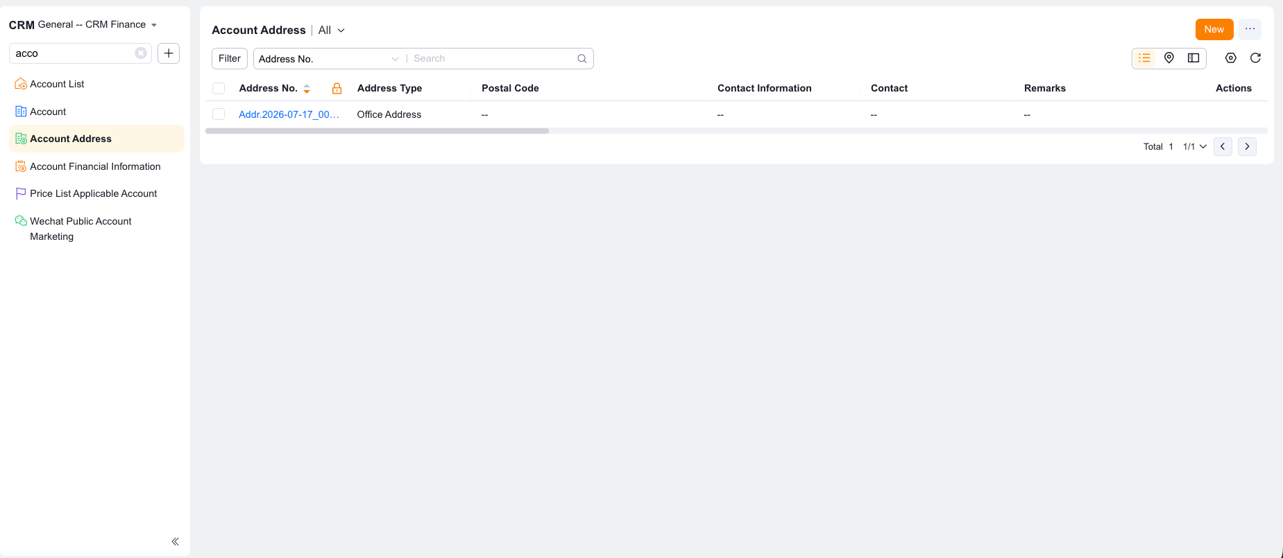 Custom object frontend display