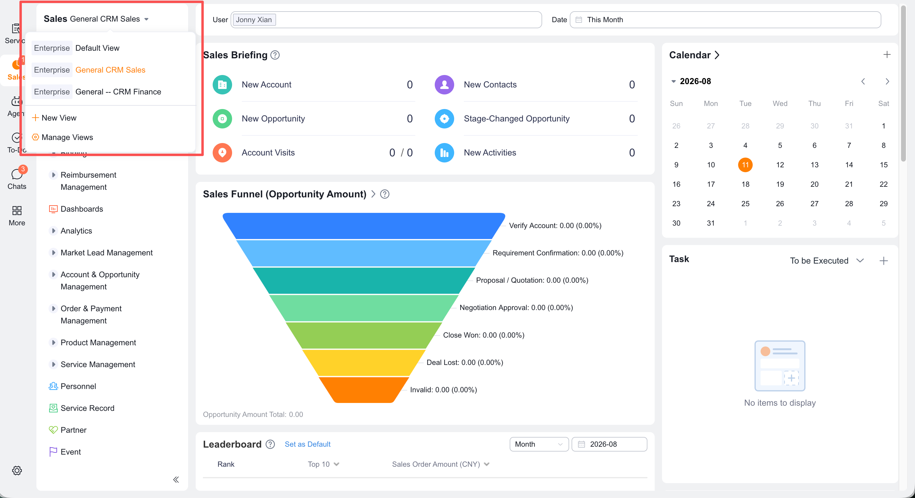 Legacy CRM switching