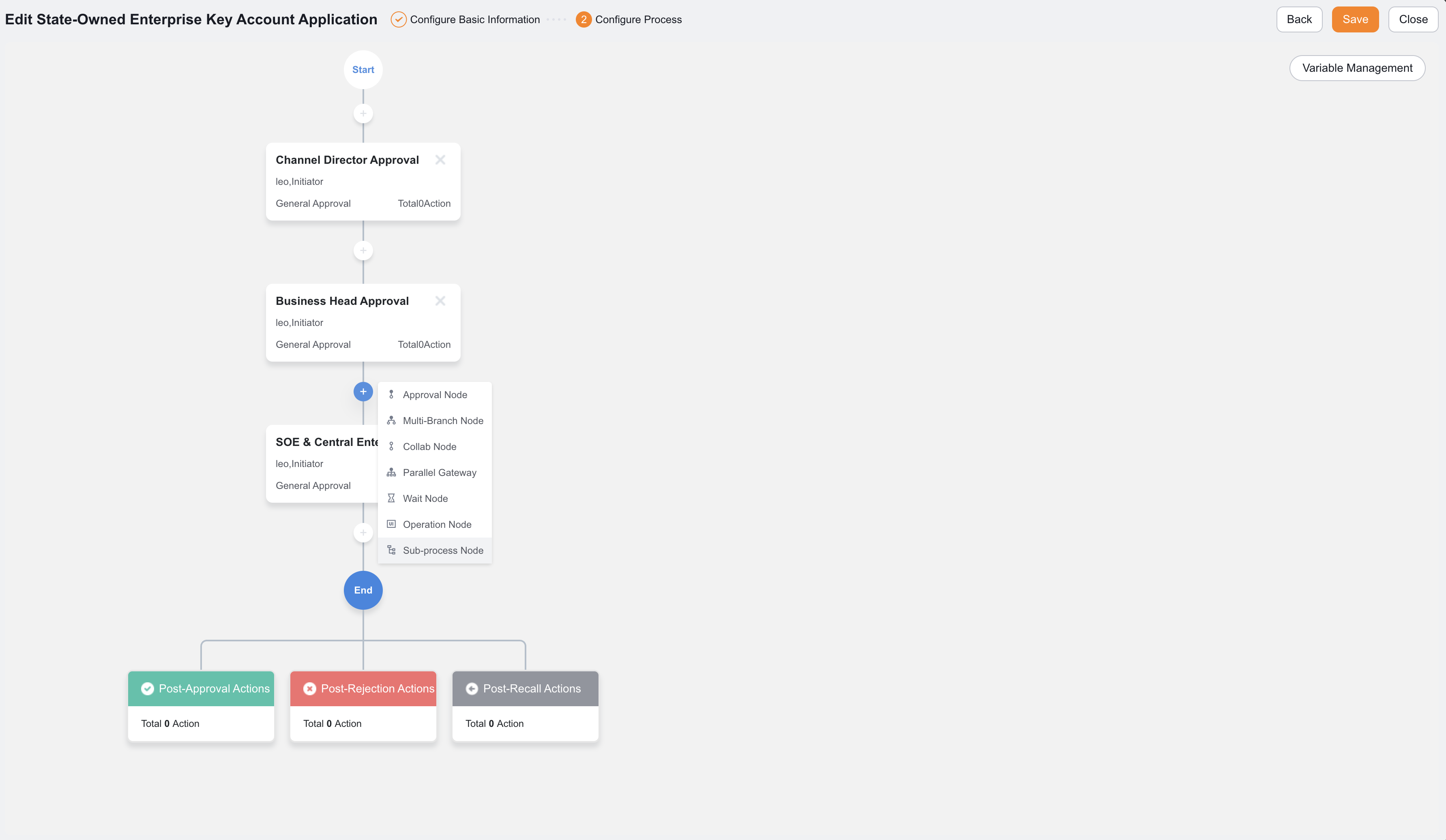 Add a subprocess node