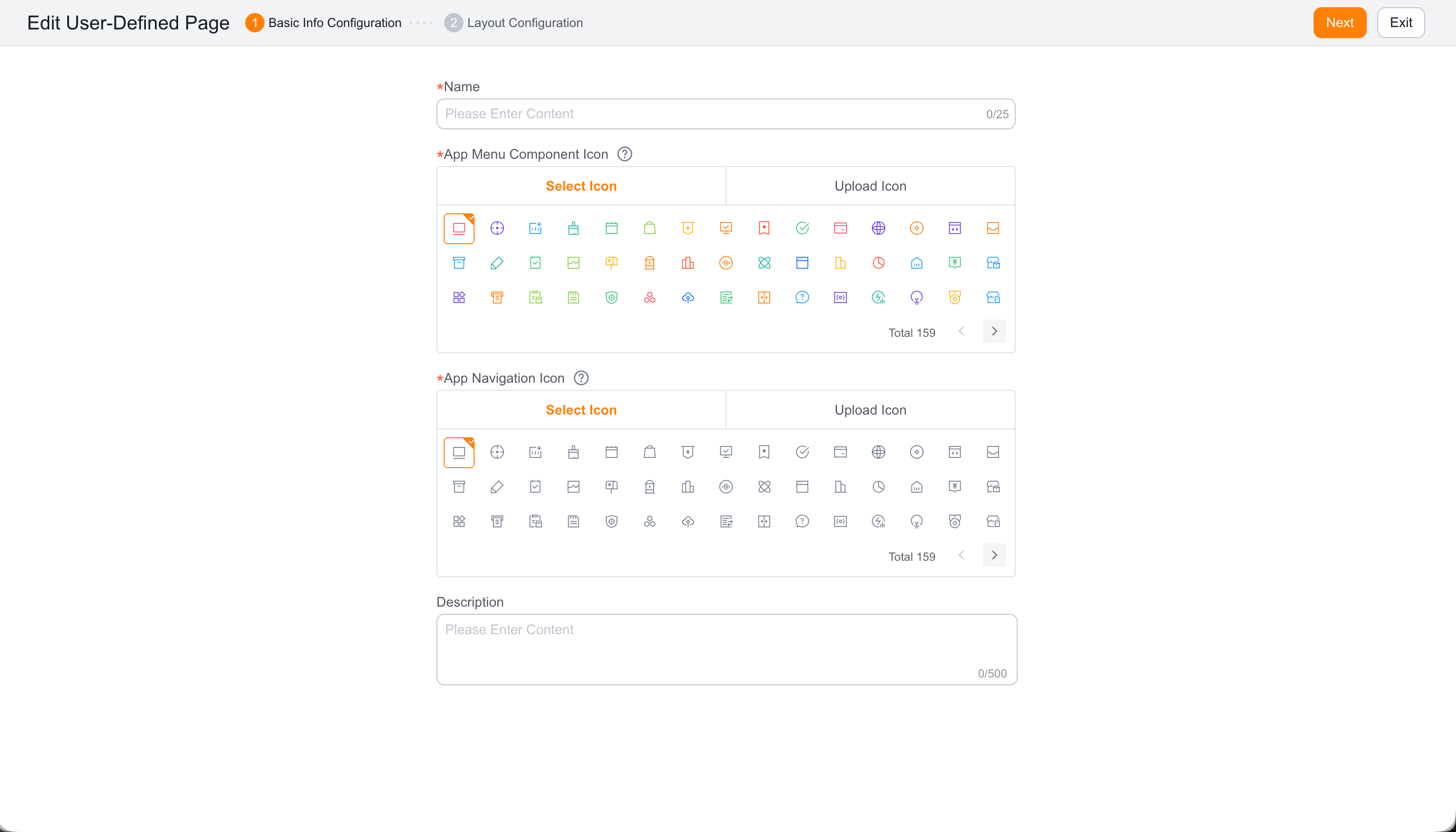 Configure Basic Info