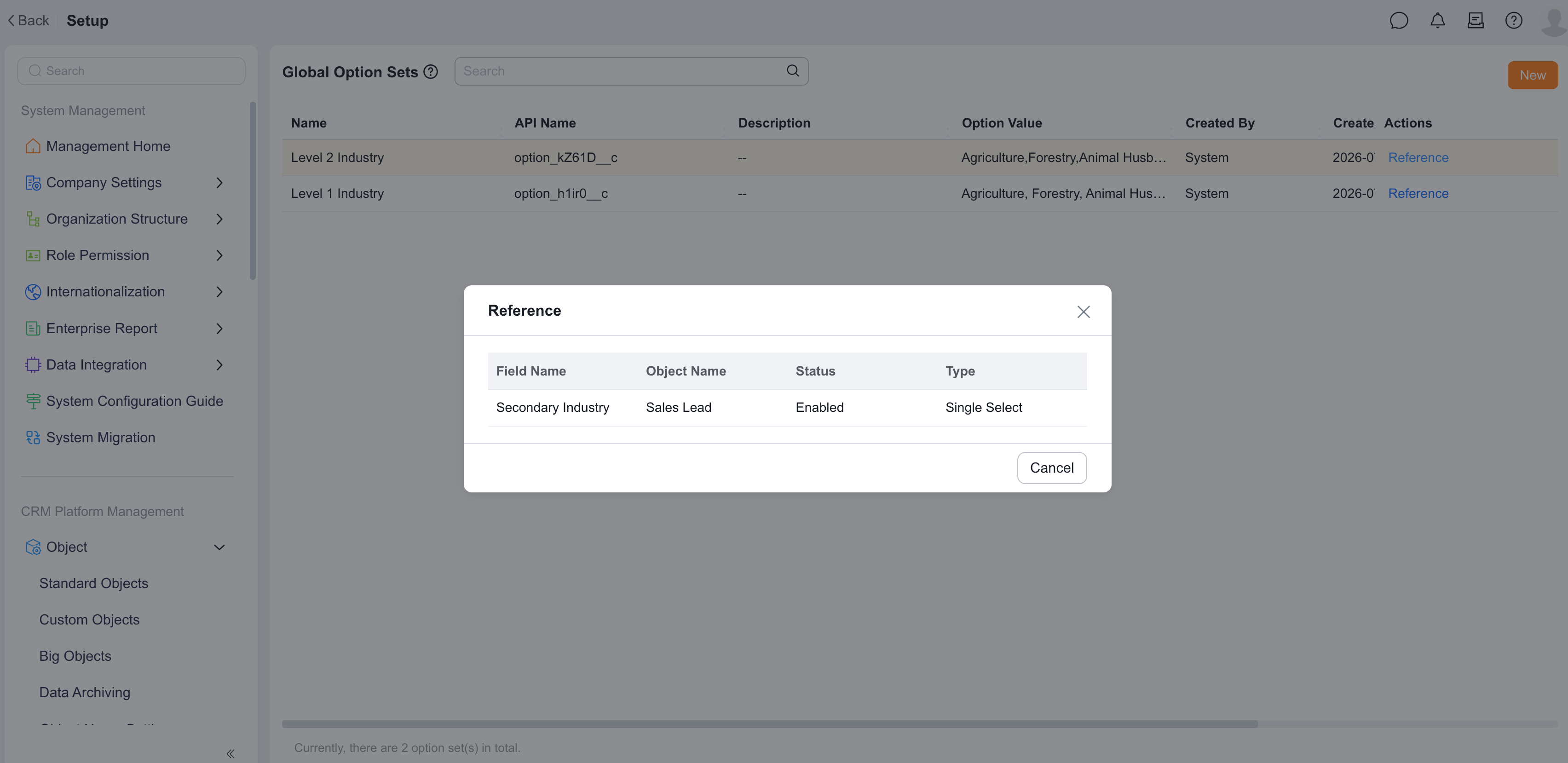 View references