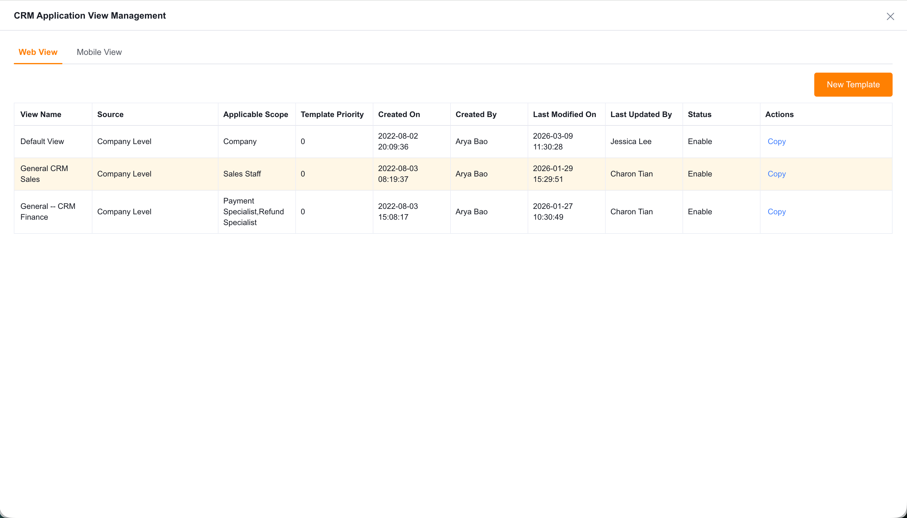 Personal homepage configuration