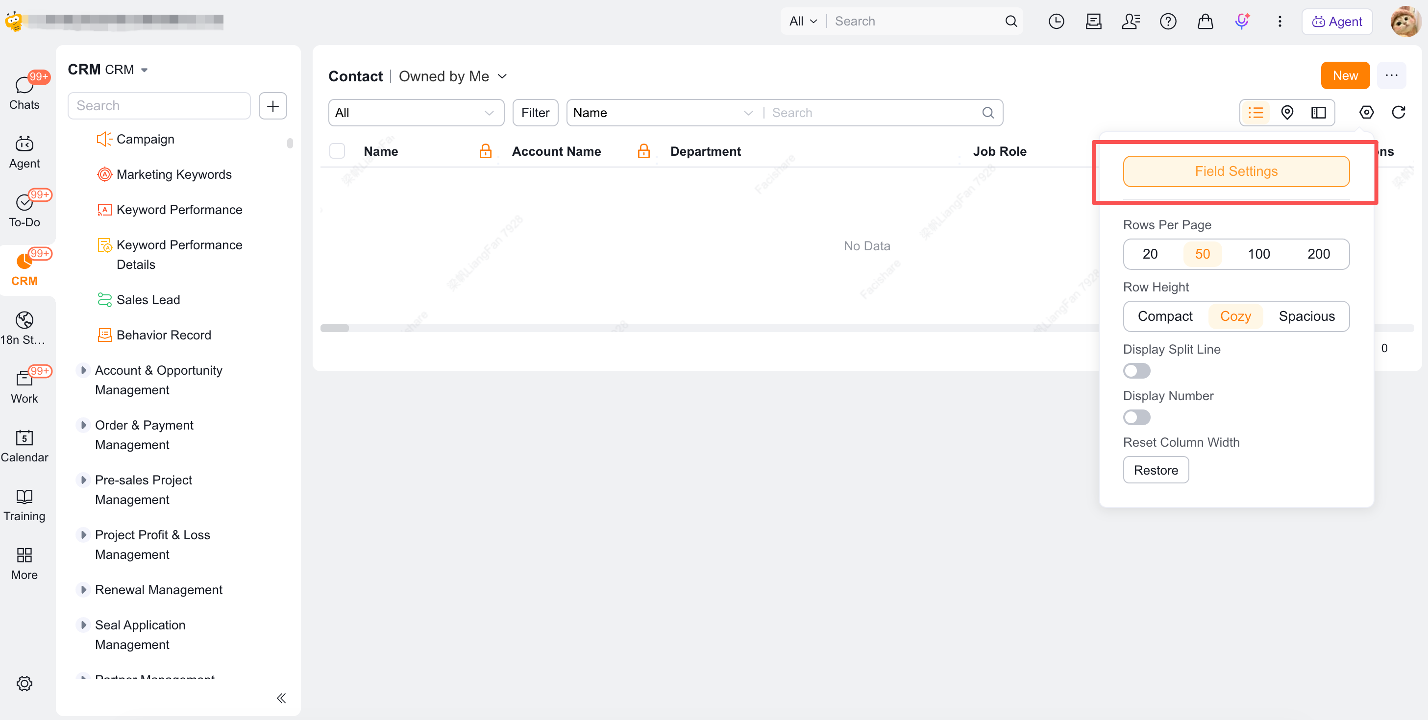 Web scenario display settings, including field configuration and auto-wrap option