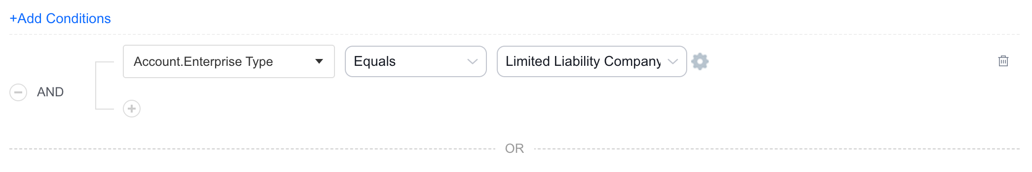 Pipeline filter settings