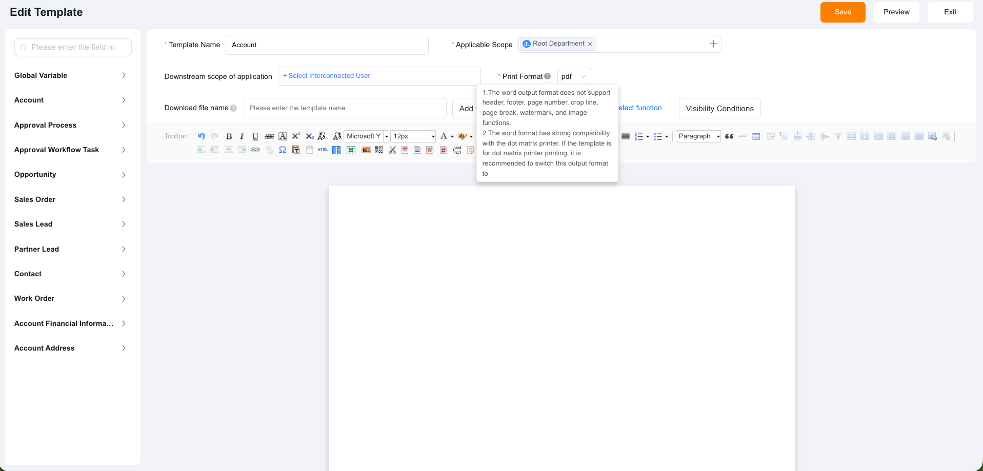 Mobile printing blank page